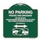 Signmission No Parking Private and Active Driveway Do Not Block Unauthorized Vehicles Will Be Cit, GW-1818-23801 A-DES-GW-1818-23801 - alternate 1